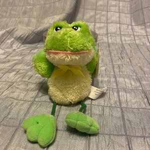 Chosun daggling legs plush frog 8"